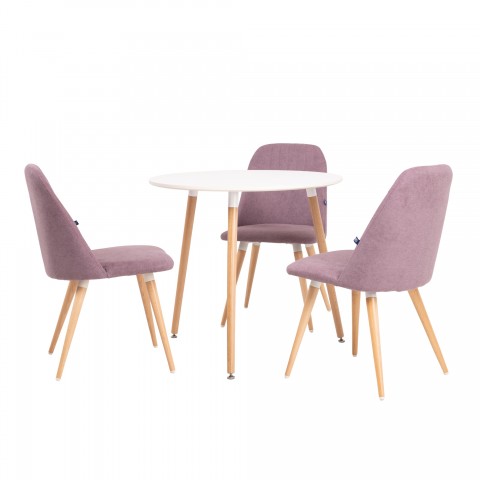 Круглий обідній стіл MODERN WOOD H19 (Модер вуд)