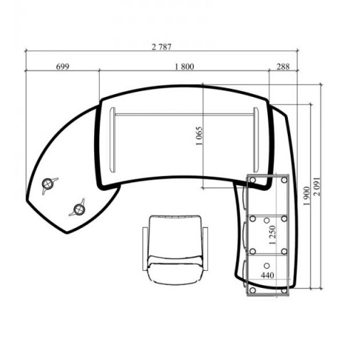Альянс Композиція 3 (робоче місце)