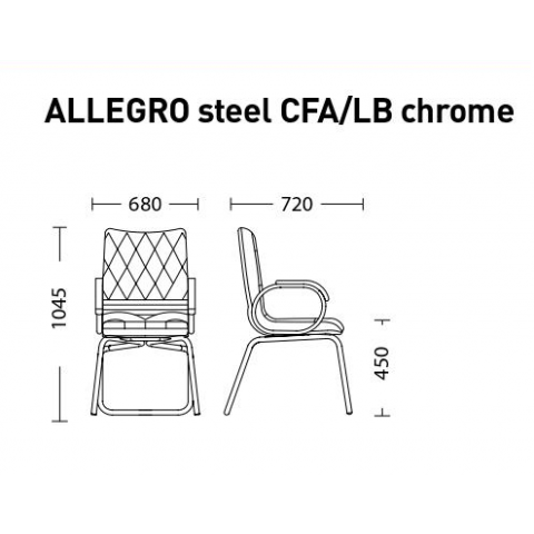 ALLEGRO steel CFA LB chrome
