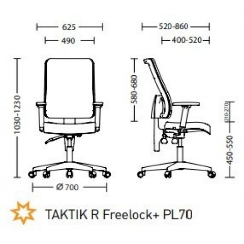 TAKTIK R net Freelock+ PL70